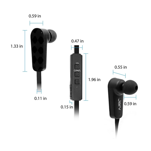 Jarv NMotion Sport Bluetooth Kulak i Kulaklk-Black