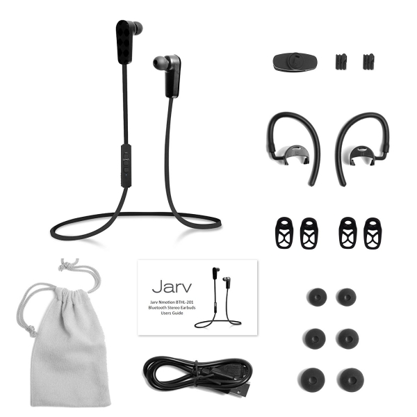 Jarv NMotion Sport Bluetooth Kulak i Kulaklk-Black