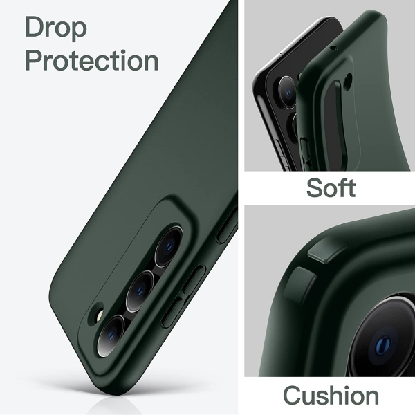 JeTech nce Galaxy S23 Plus Darbeye Dayankl Klf -Midnight Green