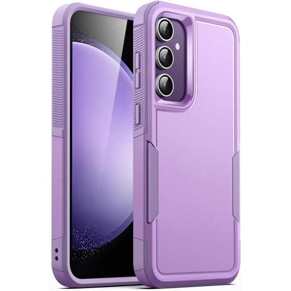 JeTech nce Galaxy S23 FE Mat Klf -Light Purple