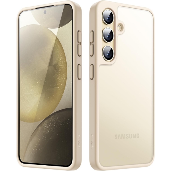 JeTech nce Galaxy S24 Mat Klf -Gold