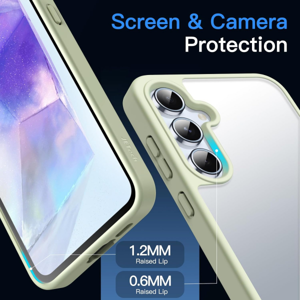 JeTech nce Galaxy A55 Mat Klf -Lime