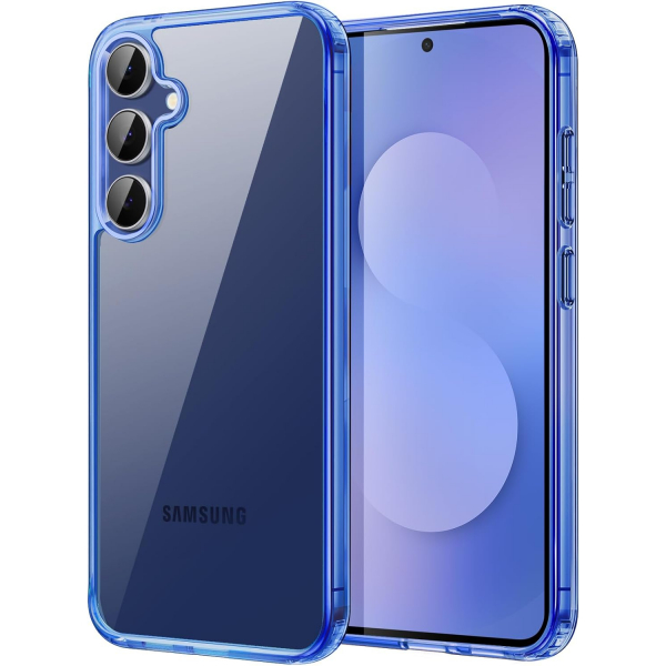 JeTech Samsung Galaxy S25 FE effaf Klf -Navy Blue