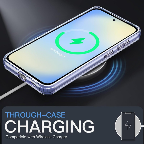 JeTech Samsung Galaxy S25 FE effaf Klf -Ice Blue