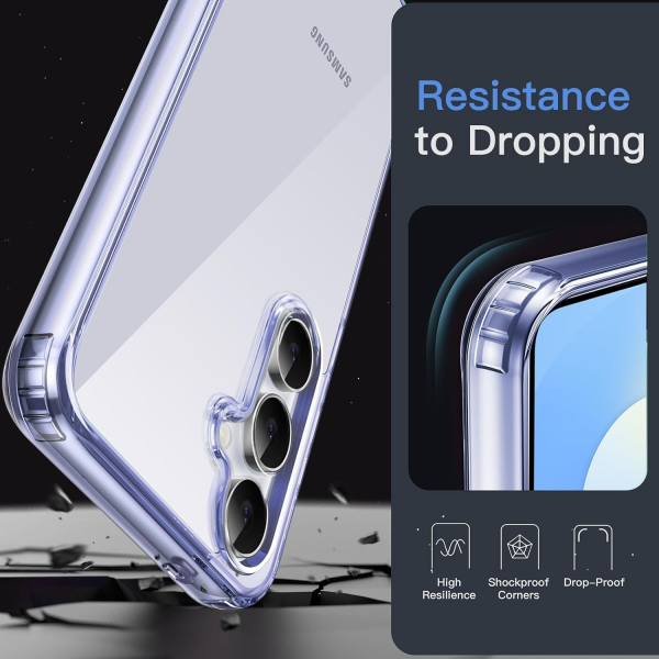 JeTech Samsung Galaxy S25 FE effaf Klf -Ice Blue