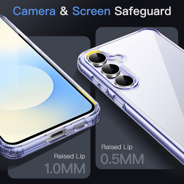 JeTech Samsung Galaxy S25 FE effaf Klf -Ice Blue