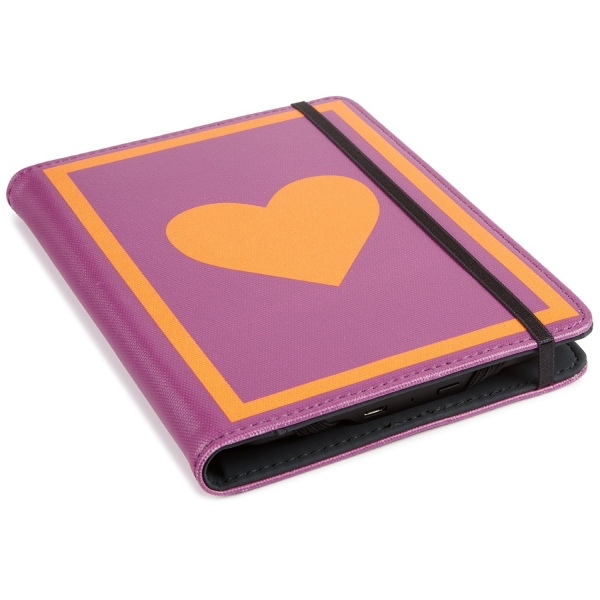 Jonathan Adler Kindle Paperwhite Kanvas Klf-Purple-Orange Peace Love