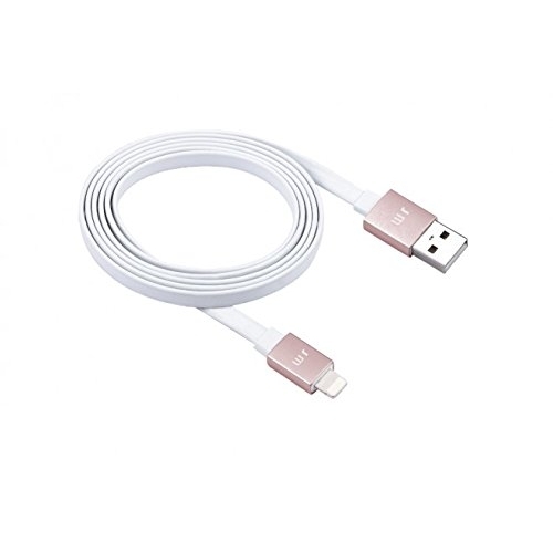 Just Mobile AluCable 2.4A Yksek Hzl Alminyum Lightning Konnektr-Rose Gold