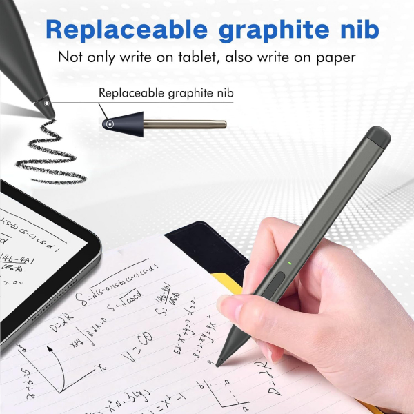 JvKzaen Microsoft Surface Uyumlu Stylus Kalem-Grey