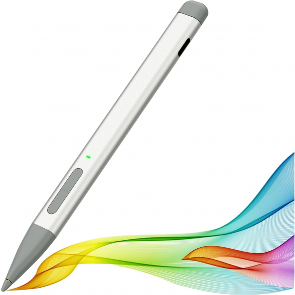 JvKzaen Microsoft Surface Uyumlu Stylus Kalem-Silver