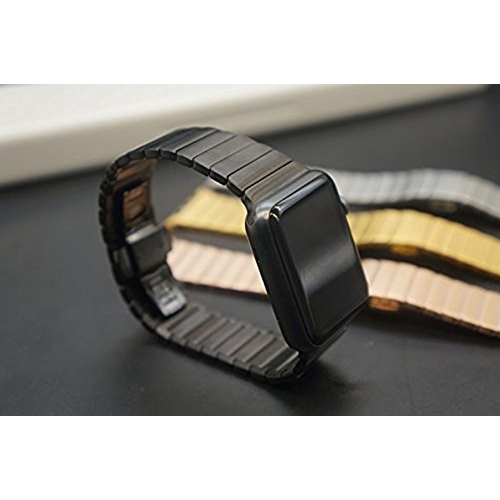 KADES Apple Watch Paslanmaz elik Kay (42mm)-Black