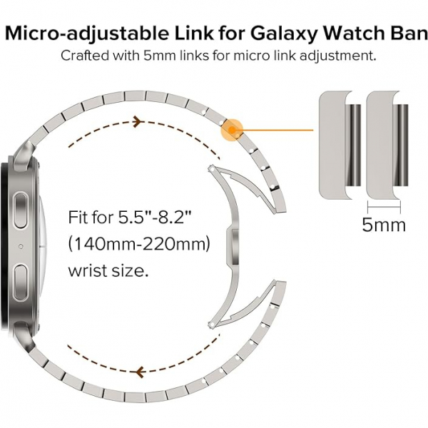 KADES Galaxy Watch 8 Classic 46mm Kay -Titanium 