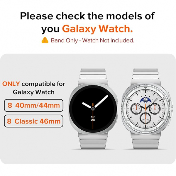 KADES Galaxy Watch 8 Classic 46mm Kay -Silver 