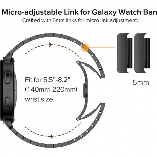 KADES Galaxy Watch 8 Classic 46mm Kay -Black 