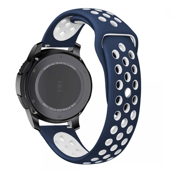 KADES Samsung Gear S3 Soft Kay (Large)-Midnight Blue White