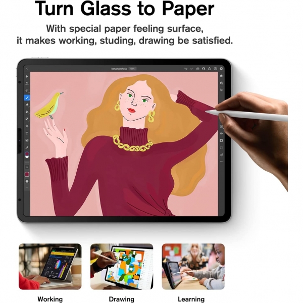 KCT Paperfeel Pro Serisi iPad Pro Ekran Koruyucu(12.9 in)