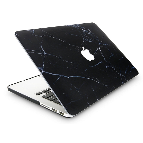 KEC MacBook Air Kapak Klf (13.3 in)-Black Marble