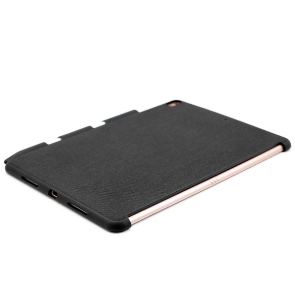 KHOMO iPad Pro Kalem Blmeli Klf (10.5 in)-Twill Gray