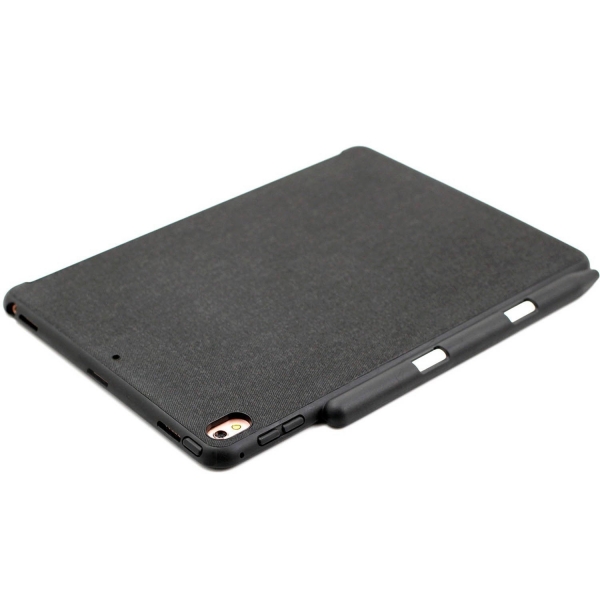 KHOMO iPad Pro Kalem Blmeli Klf (10.5 in)-Twill Gray