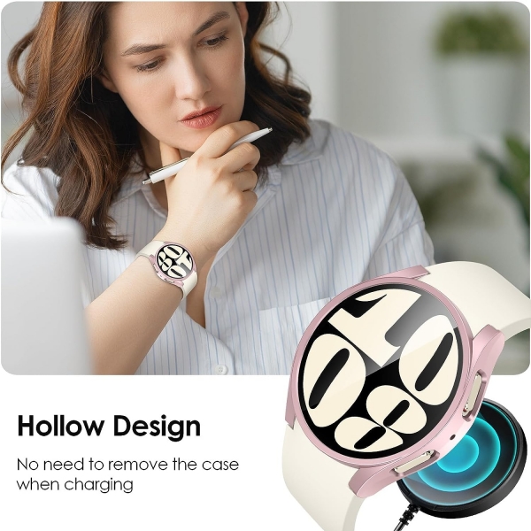 KIMILAR Galaxy Watch 6 40mm Bumper Klf-Pink