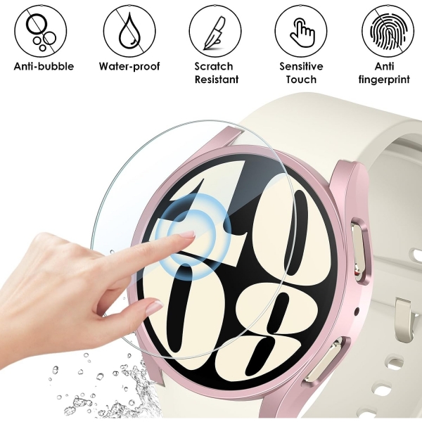 KIMILAR Galaxy Watch 6 40mm Bumper Klf-Pink