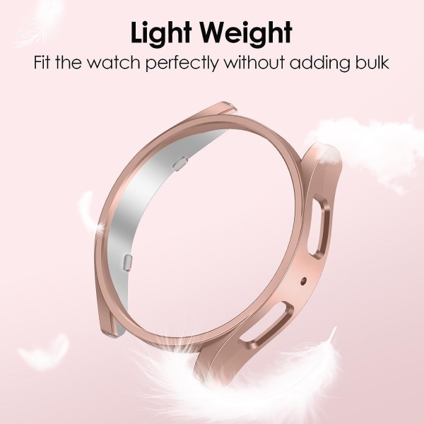 KIMILAR Galaxy Watch 6 44mm Bumper Klf-Rose Gold