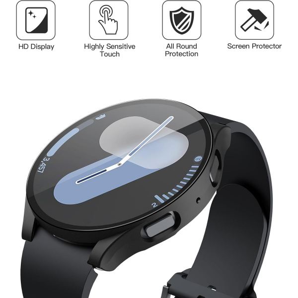JULK Galaxy Watch 7 44mm Bumper Klf-Black
