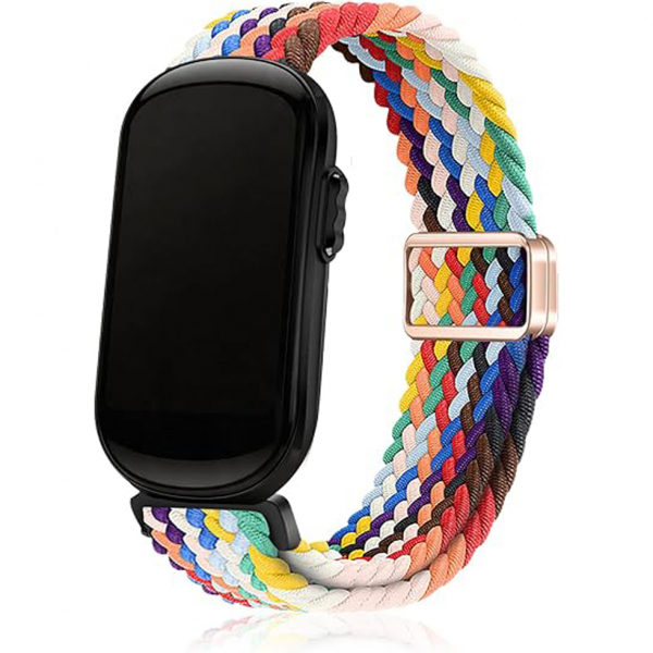 KONXISA Garmin CIRQA Uyumlu Naylon Kay��-Rinbow