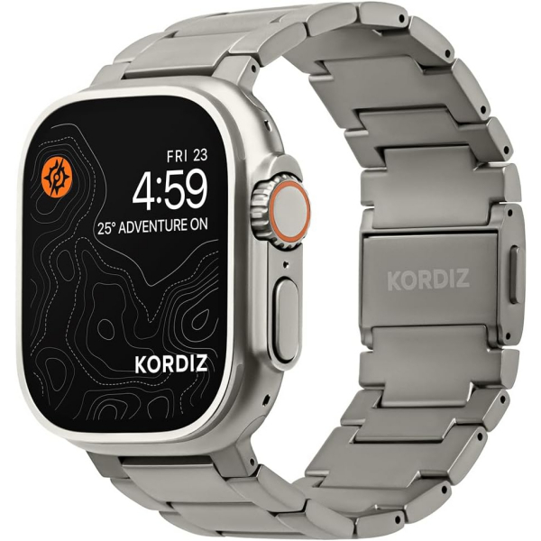 KORDIZ T01 Pro Max Apple Watch Ultra 4 Kay��-Silver