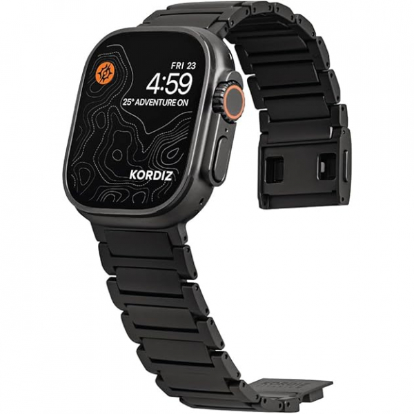 KORDIZ TX Pro Max Apple Watch Ultra 1/2.Nesil Kay-Black 