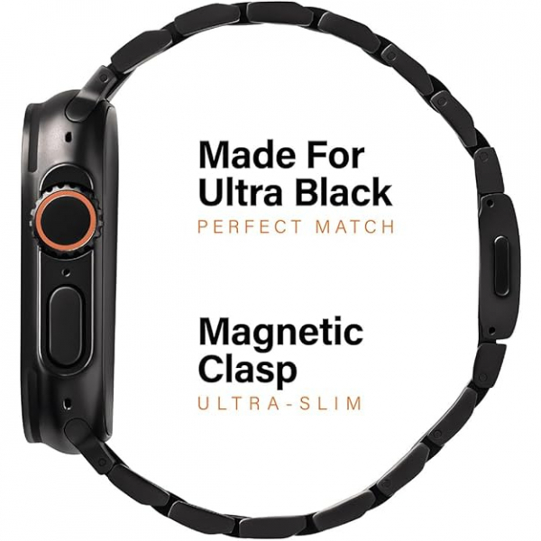 KORDIZ TX Pro Max Apple Watch Ultra 1/2.Nesil Kay-Black 