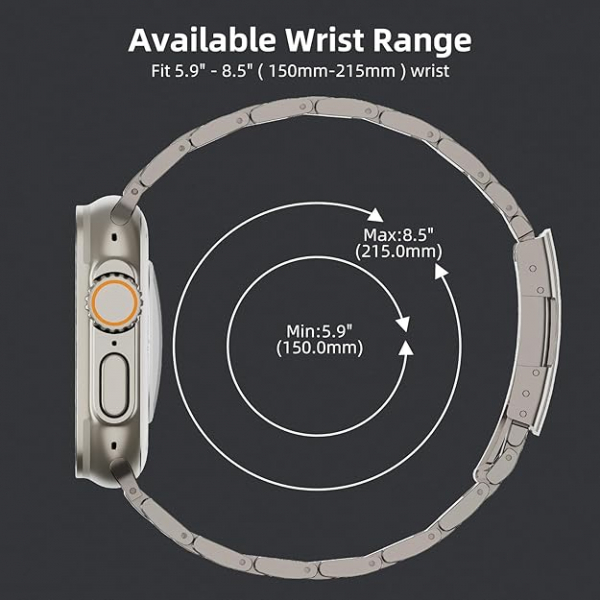 KUXIU Apple Watch 10 46mm Kay-Titanium