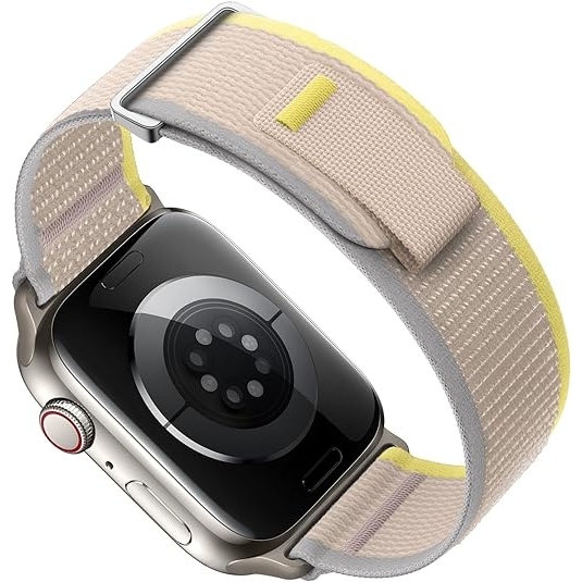 KaKuLan Trail Loop Apple Watch Ultra 2. Nesil Kay-Yellow Beige