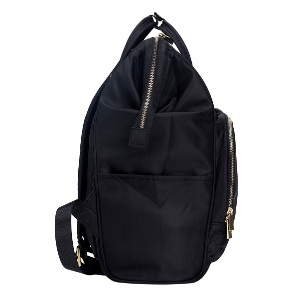 Kah And Kee Nylon Laptop Srt antas-Black