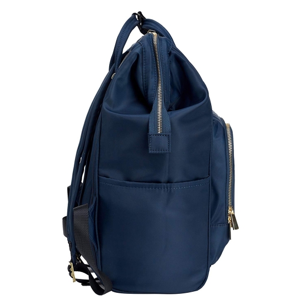 Kah And Kee Nylon Laptop Srt antas-Navy