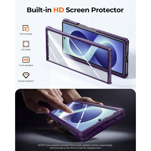 Kaiiecal Galaxy Z Fold 8 Ultra MagSafe Koruyuculu K�l�f-Purple