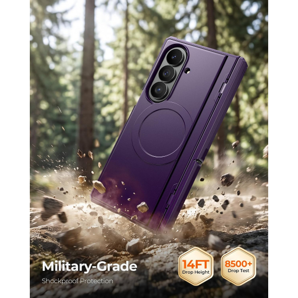 Kaiiecal Galaxy Z Fold 8 Ultra MagSafe Koruyuculu K�l�f-Purple