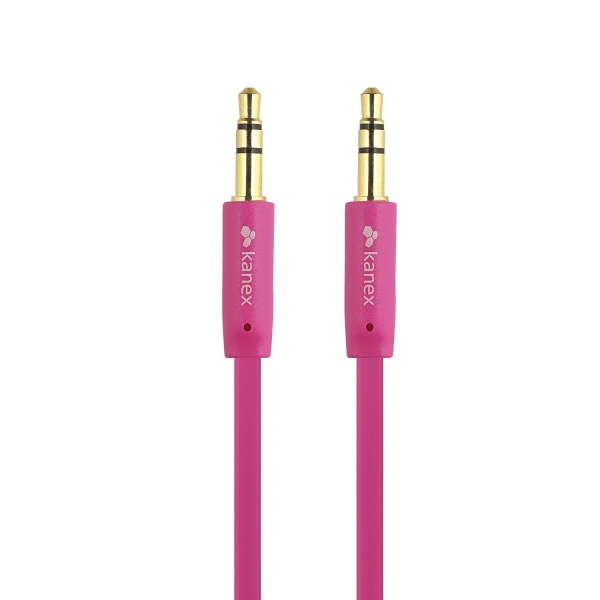 Kanex 3.5mm Stereo AUX Kablo-Pink