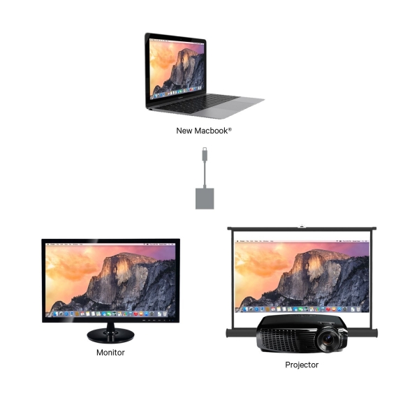 Kanex USB-C to DVI Adaptr (21 cm)
