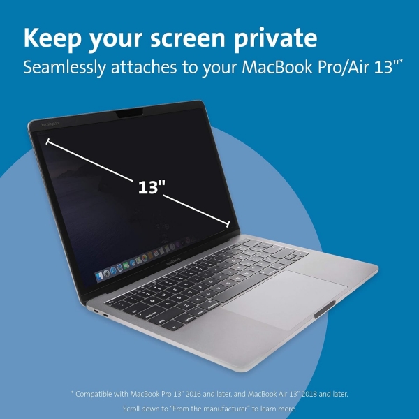 Kensington Privacy MacBook Pro Ekran Koruyucu(13 in) 
