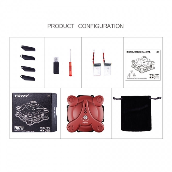 Kidcia RC Quadcopter Hava Arac�/Drone (FPV Kamera)-Red