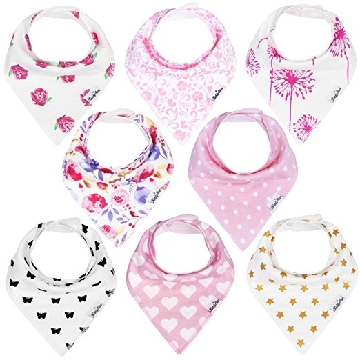 Kiddystar Kizlar Icin Bebek Bandana Onlugu 8 Adet 6453