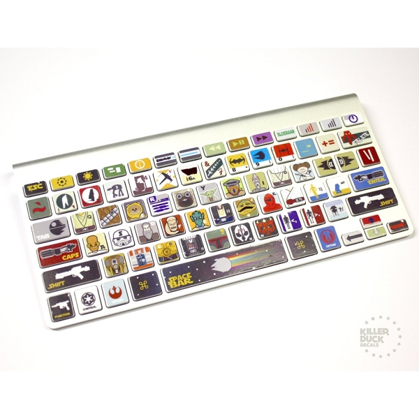 Killer Duck Decals Star Wars Macbook Klavye