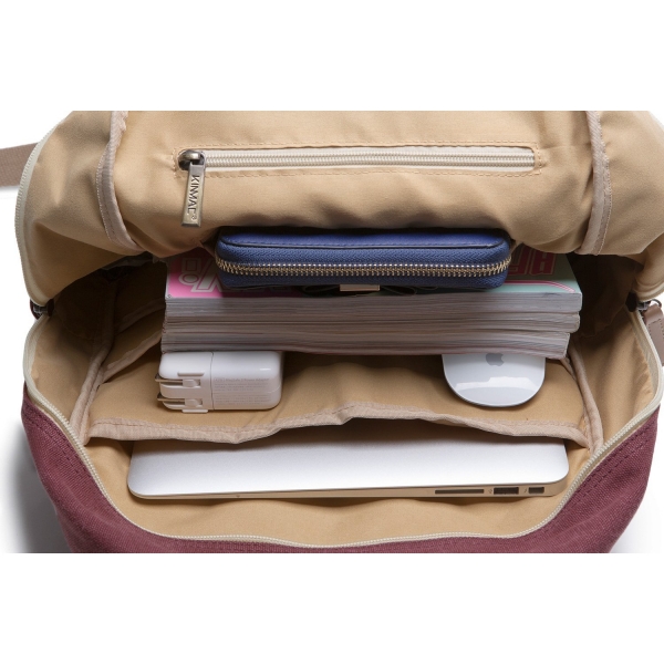 Kinmac Laptop Srt antas (14 in-15.6 in)-Wine Red