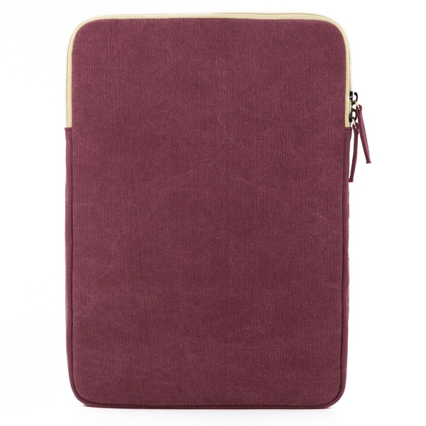 Kinmac Laptop Sleeve Kanvas anta (13-13.3 in)-Wine Red