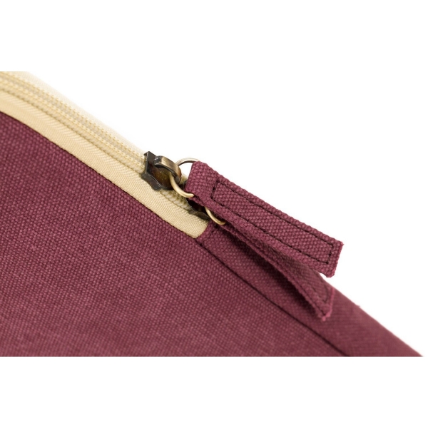 Kinmac Laptop Sleeve Kanvas anta (13-13.3 in)-Wine Red