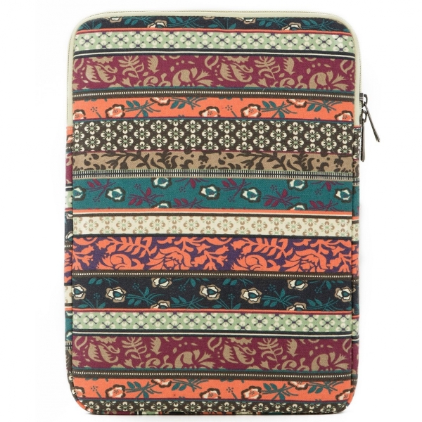 Kinmac Laptop Sleeve Kanvas anta (15-15.6 in)-New Bohemian