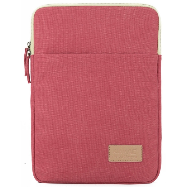 Kinmac Laptop Sleeve Kanvas anta (15-15.6 in)-Salmon Pink