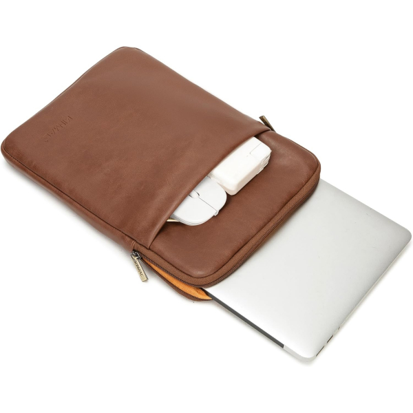 Kinmac Laptop Sleeve Kanvas �anta (13-13.3 in�)-Coffee