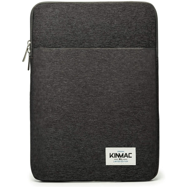 Kinmac Laptop Sleeve Kanvas anta (15-15.6 in)-Black